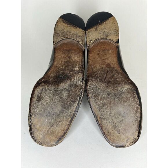 Sears Vintage Loafers Men Size 9.5D Brown Leather Made In Italy - Picture 11 of 13